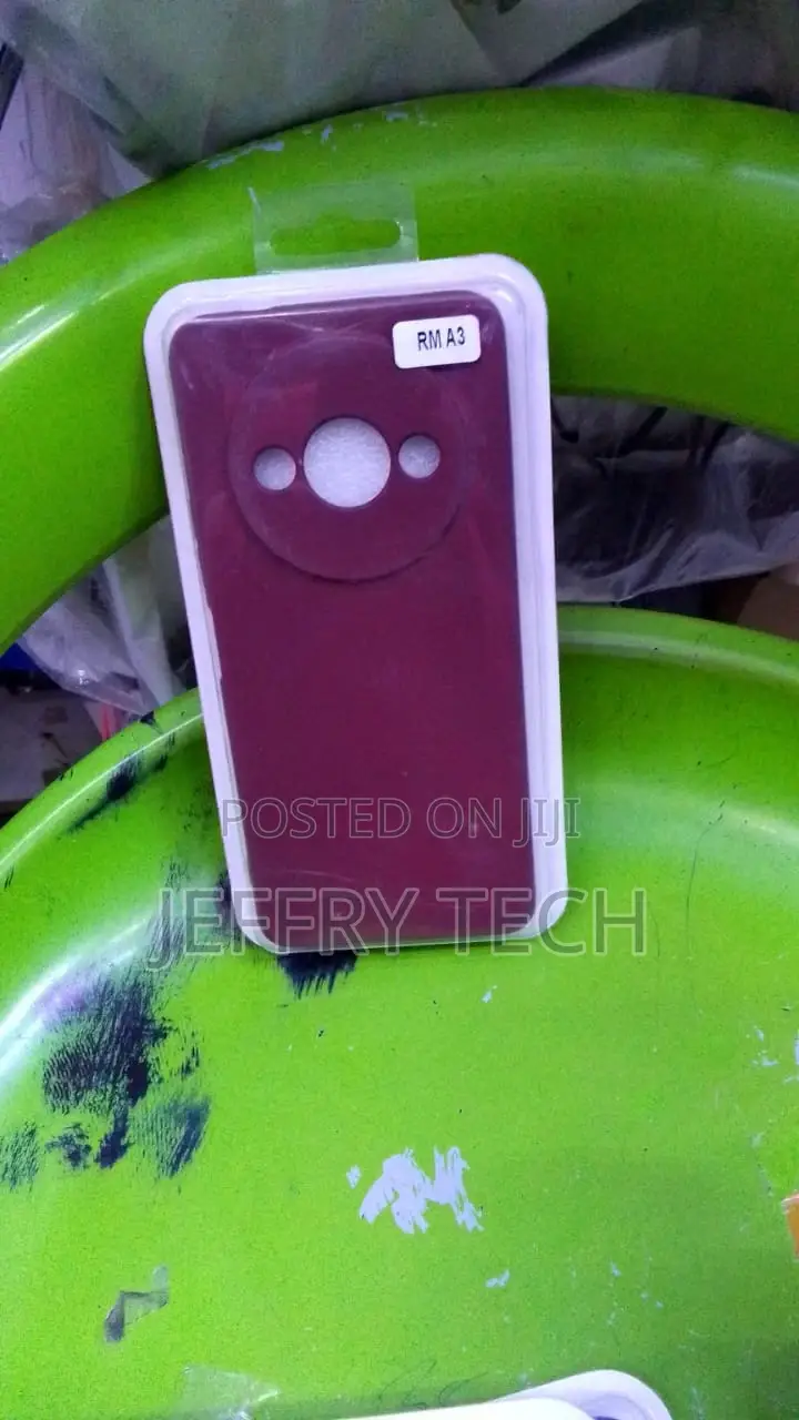 Xiaomi Redmi A3 Blue Silicone Case With Camera Protector