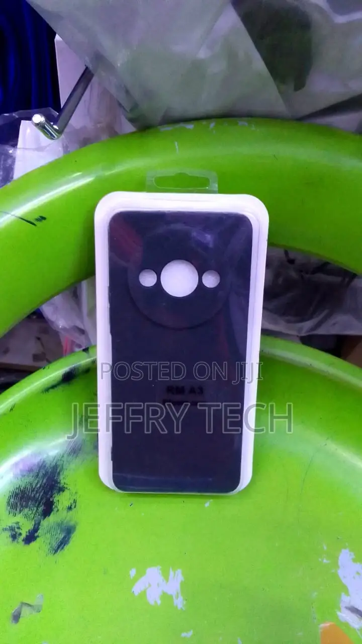 Xiaomi Redmi A3 Blue Silicone Case With Camera Protector