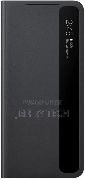 Samsung Galaxy S21+ Official S-View Cover (Black, S21+)