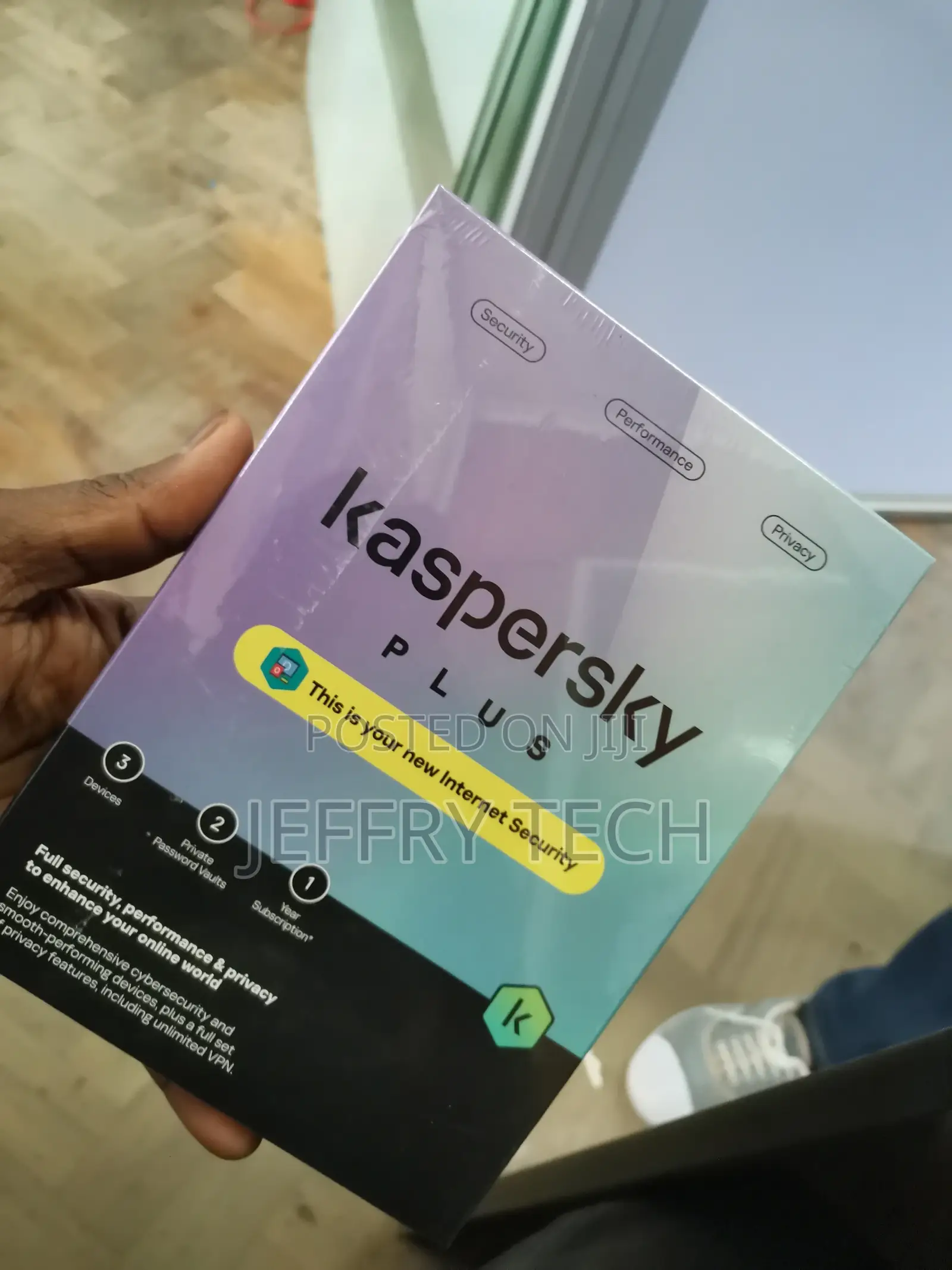 Kaspersky Plus; 3 Devices – 1 Year Licence