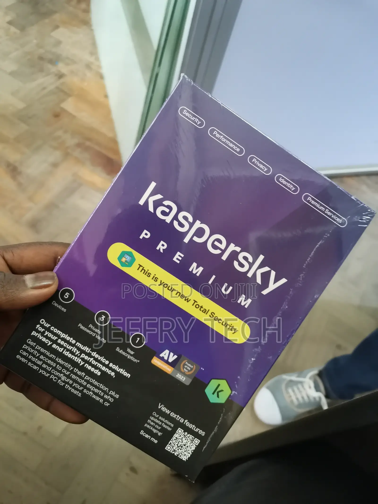 Kaspersky Premium Total Security 2024 , 5 Devices , 1 Year ,
