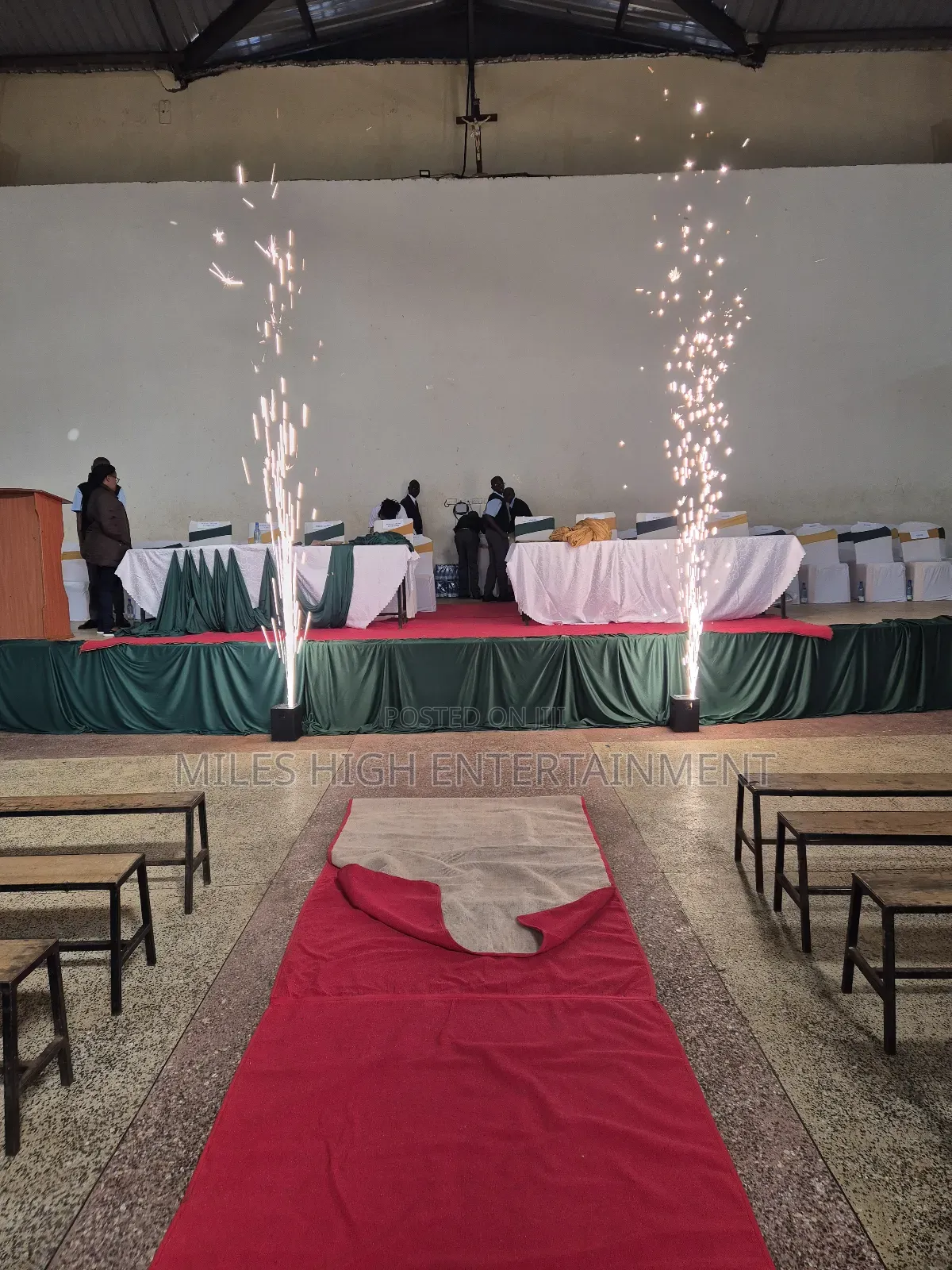 Stage Pyrotechnics for Hire