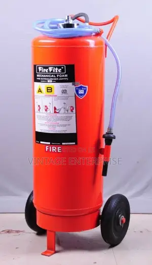 50ltrs Foam Fire Extinguisher Trolley . °°