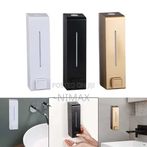 Soap Dispenser Manual .Black/Gold/White