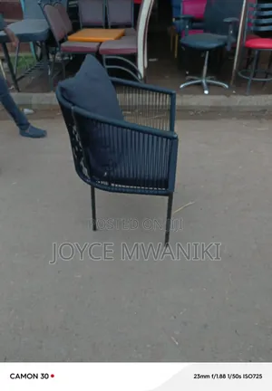 Balcony Chair, Garden, Restaurant or Outdoor Chair, Black 