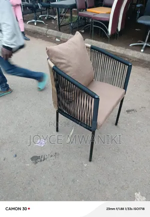 Outdoor Chair, Garden, Balcony or Restaurant Chair, Baige.