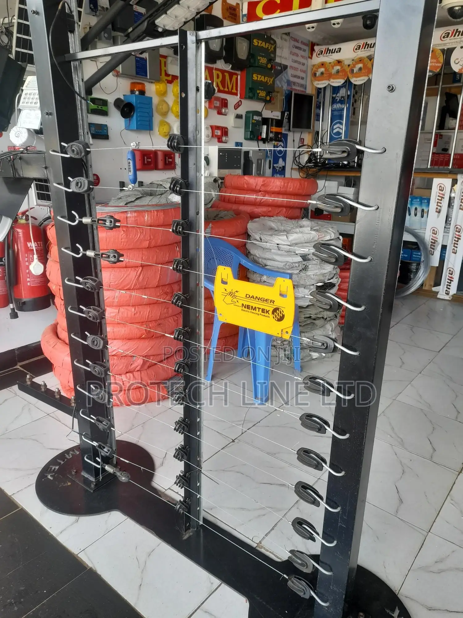 Electric Fencing With Razor Barbed Wire