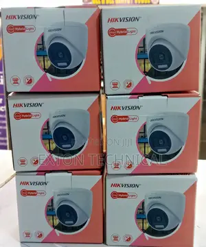 Hikvision 2mp Smart Hybrid Light Audio Fixed Turret Dome