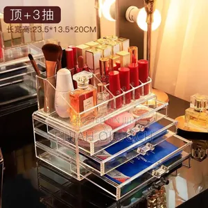 3layer Acrylic Transparent Makeup Drawer/Organizer