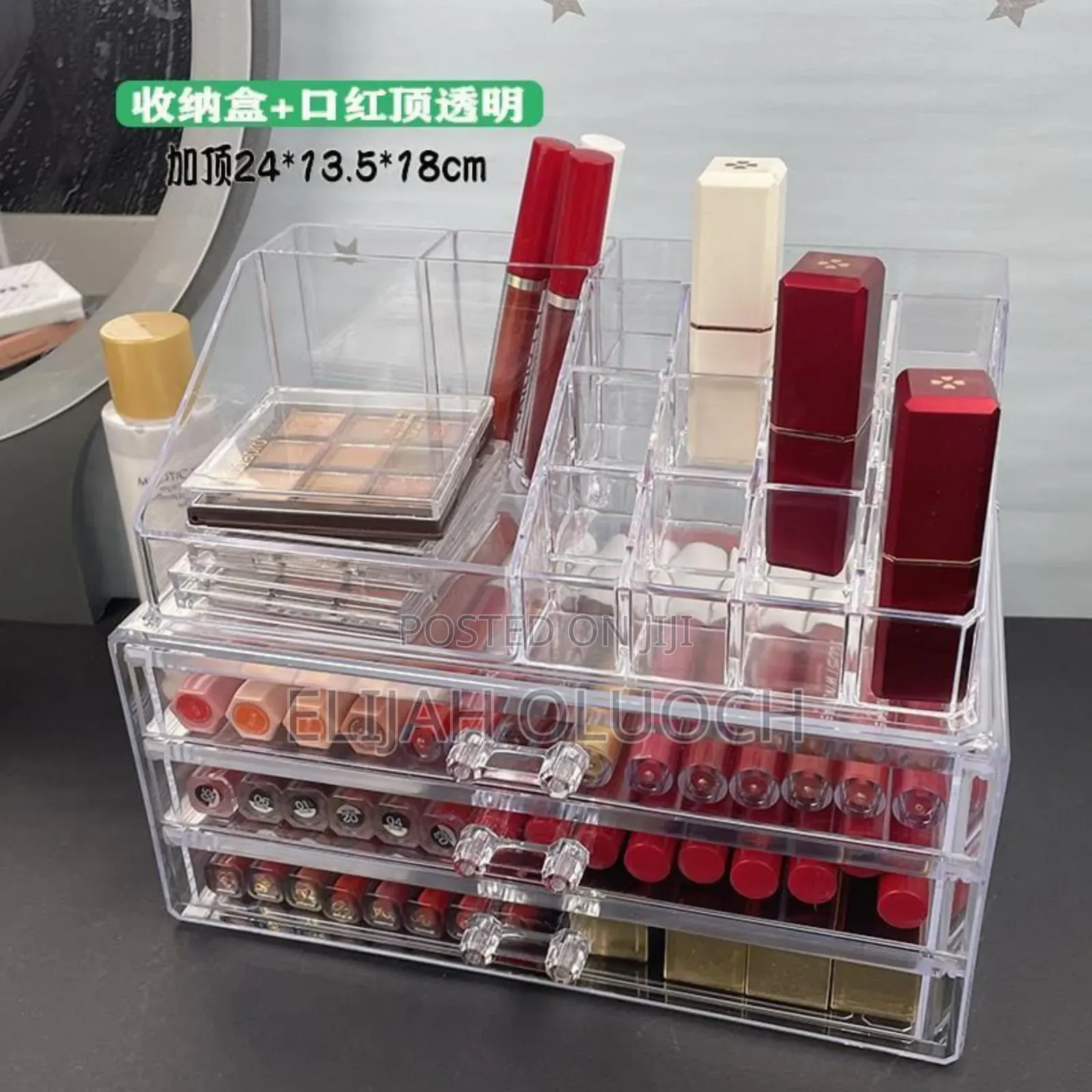 3layer Acrylic Transparent Makeup Drawer/Organizer