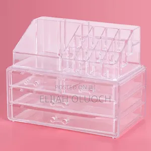 3layer Acrylic Transparent Makeup Drawer/Organizer
