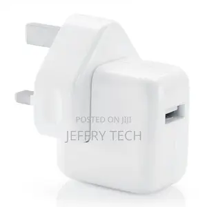 12W USB Travel Charger for iPad / iPod / iPhone, UK Plug