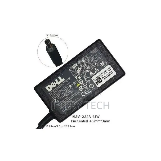 DELL 45W Laptop Charger - Black