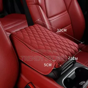 Red Universal Car Armrest Pad