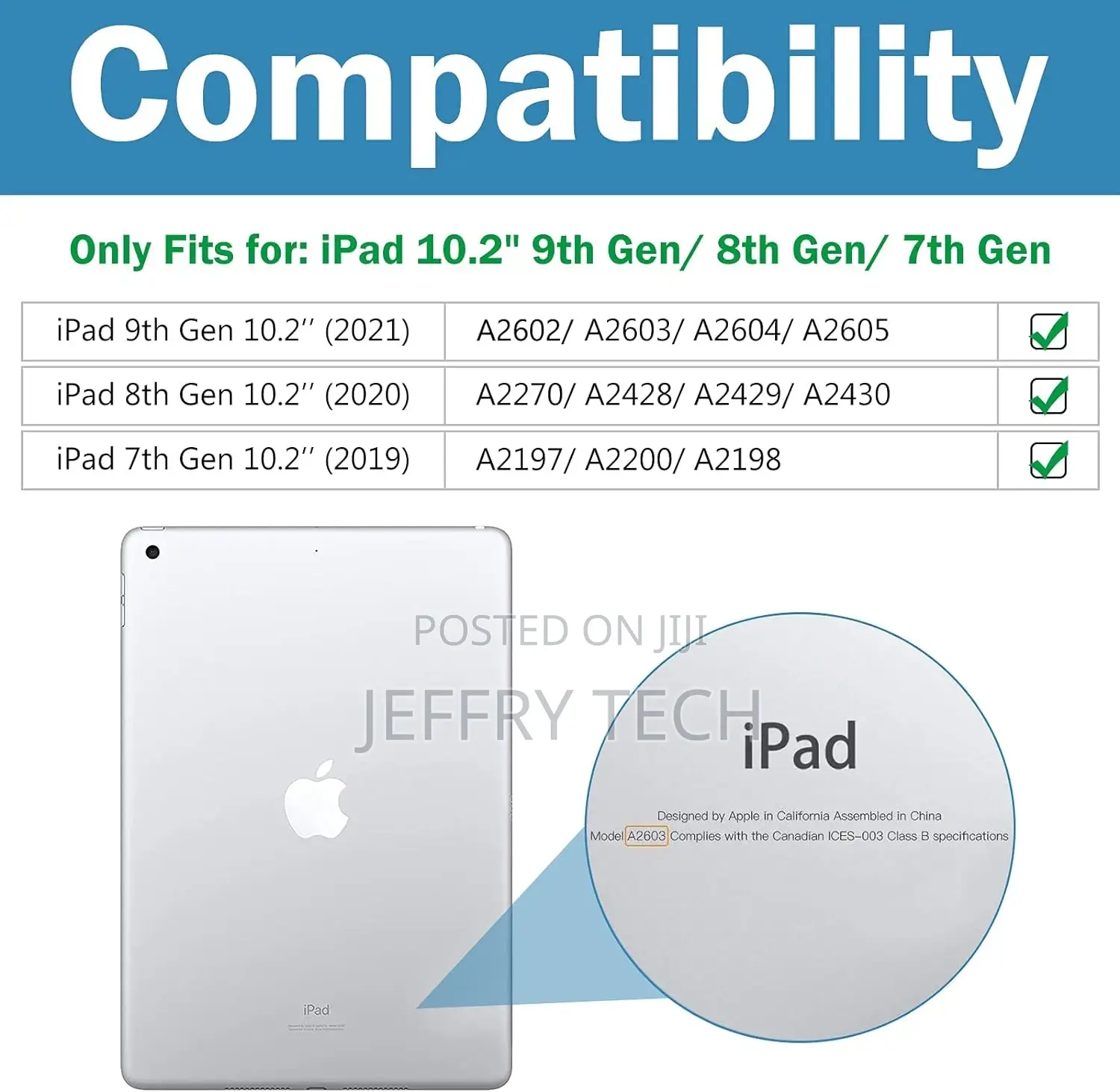 Screen Protector for iPad 10.2 9th 2021/ 8th 2020/ 7th 2019,