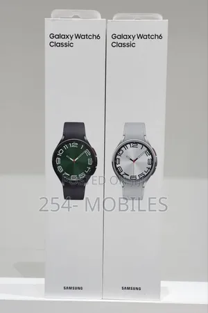 Samsung Galaxy Watch 6 Classic Black and Silver