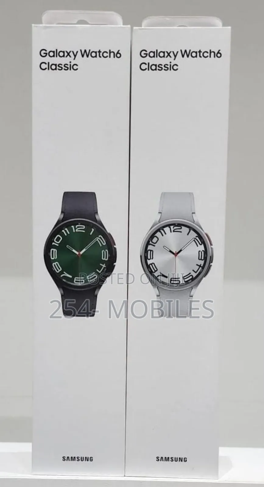 Samsung Galaxy Watch 6 Classic Black and Silver