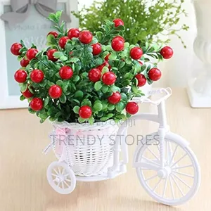 Creative Artificial Flower Tricycle