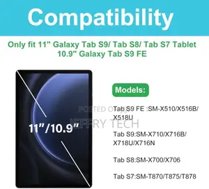1 Pack Screen Protector for Galaxy Tab S9 FE 10.9"/ S9 2023/