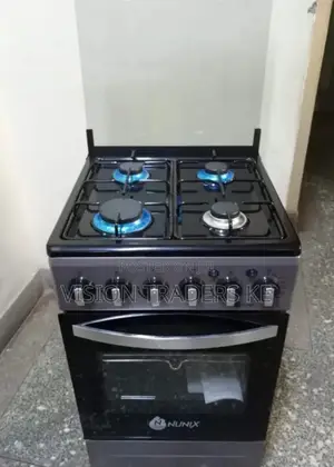 Nunix 4 Gas Burner Standing Cooker Gas Oven (Auto Ignation)
