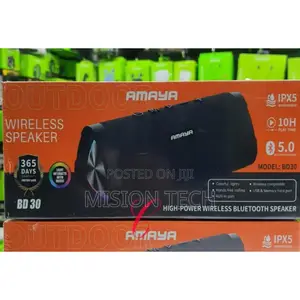 Amaya BD30 Wireless Bluetooth Speaker IPX5 Waterproof