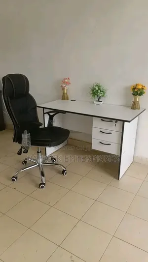 1.2 MTR Office Desk Plus Executive Office Leather Chair