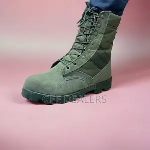 Jungle Green Siwar Boots>Jungle Green Military Boots