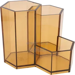 Pen Holder Hexagon Omega