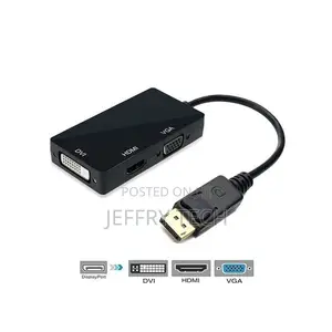 4 in 1 Displayport DP Male to DVI HDMI VGA Audio