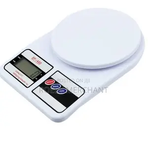 LCD Digital Cooking Weighing White 10000g