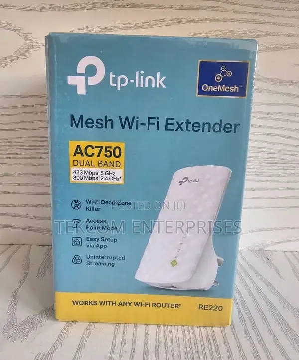 Tp-Link RE220 AC750 Wireless N Wall Range Extender
