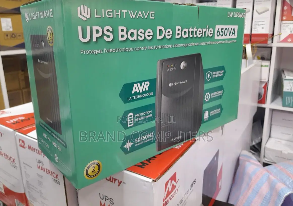 Lightwave 650VA Brand New UPS Power Back UP