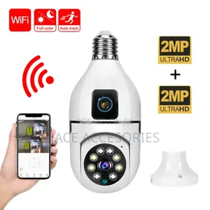 PTZ Rotating Bulb Camera 4mp