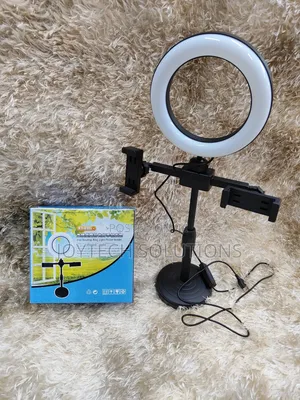 Phone Dual Phone Holder 6 Inches Ringlight .