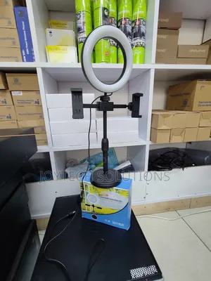 Laptop Usb Ring Light, Dual Phone Holders