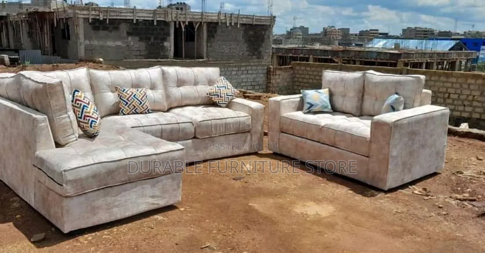L Shape 7 Seater