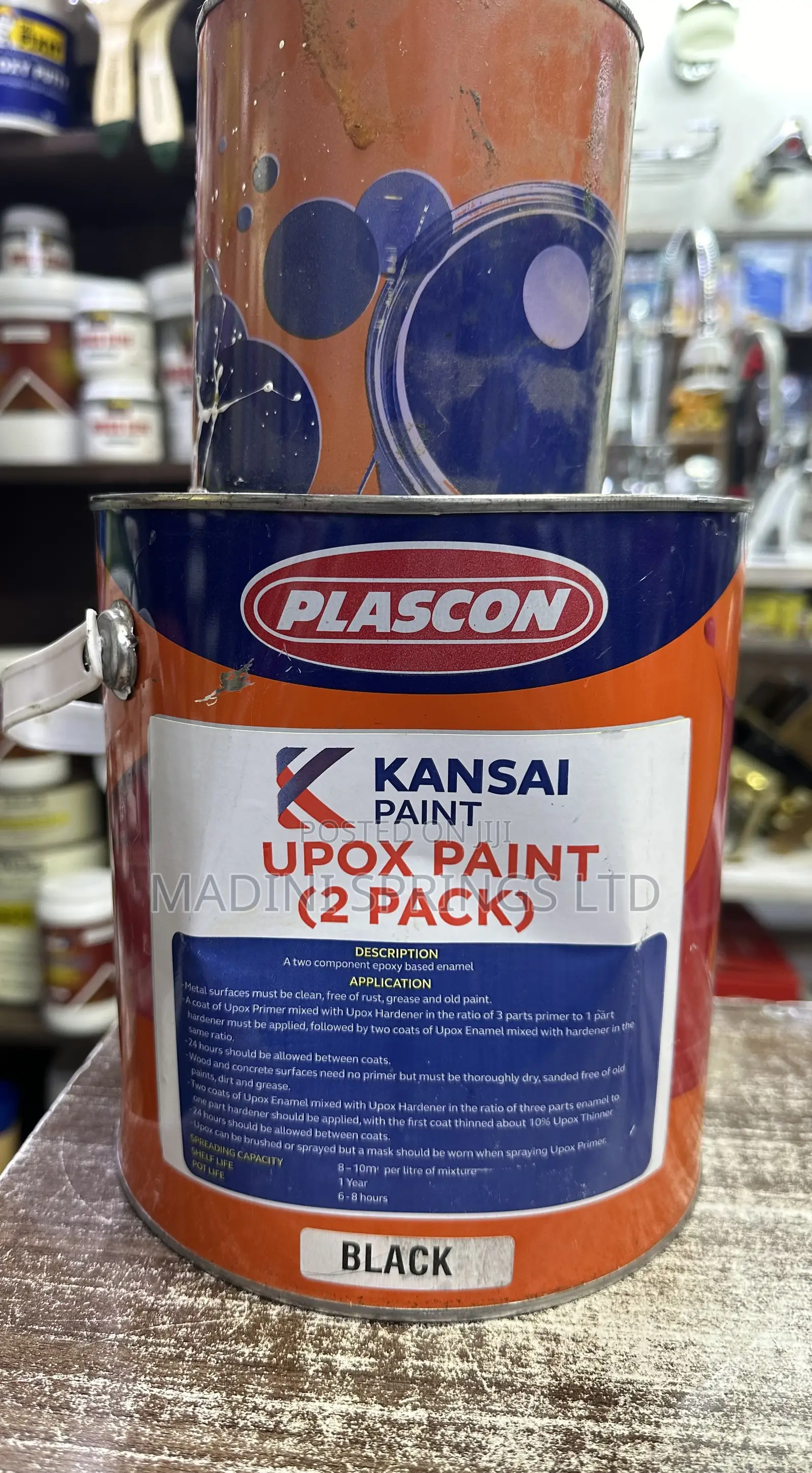 2-Pack Epoxy Floor Paints( Base and Catalyst, 4l)