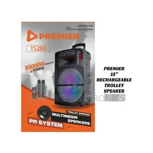 Premier Multimedia 15" Rechargeable Speakers
