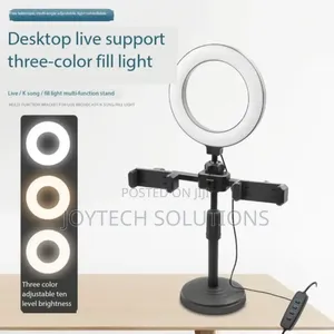 Ring Light Desktop Mobile Phone Holder