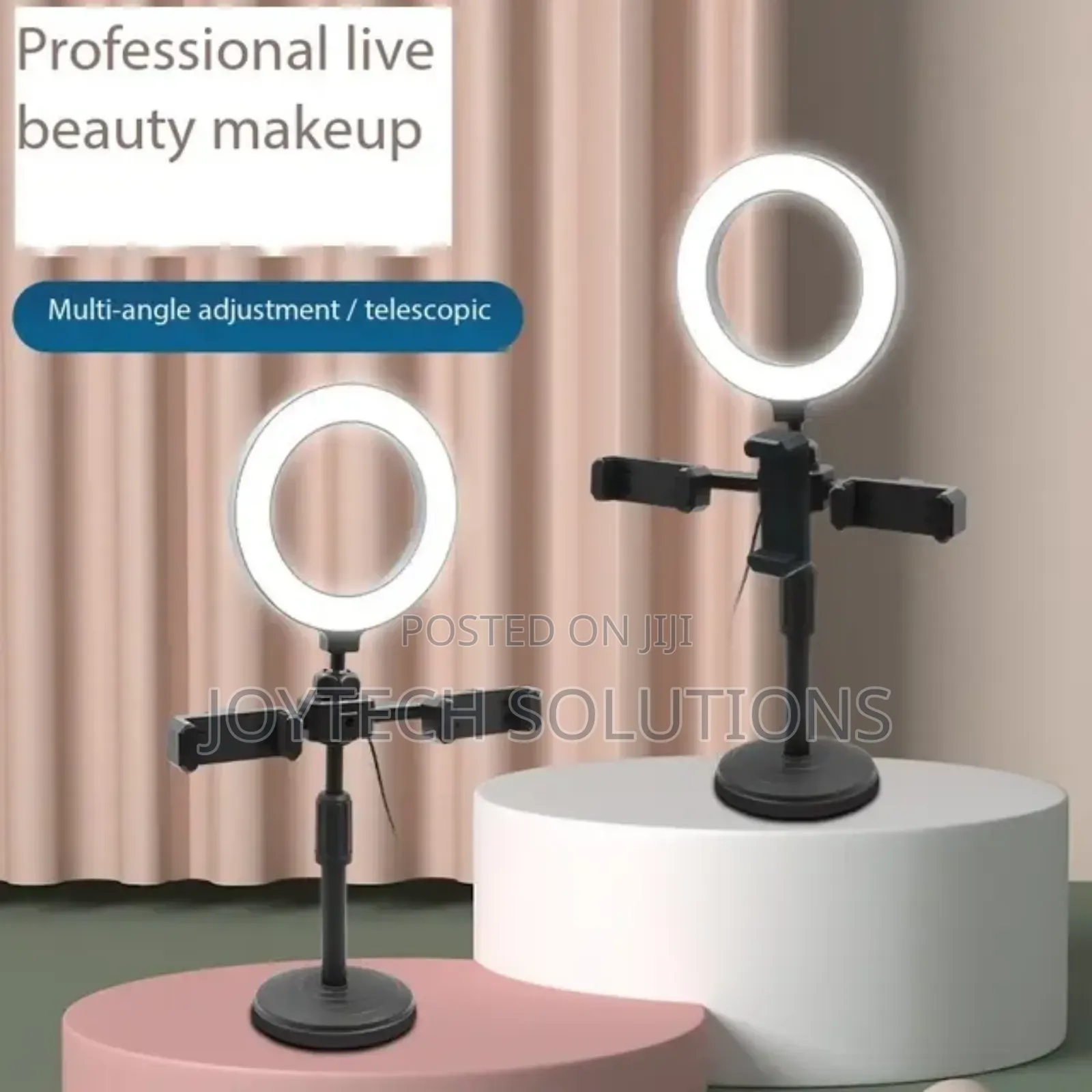 Ring Light Desktop Mobile Phone Holder