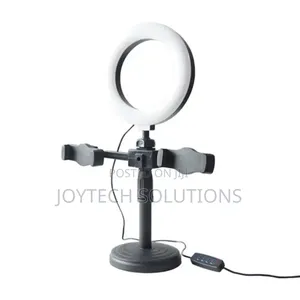 6 Inches Ringlight for Laptop/ Desktop Mobile Holder.