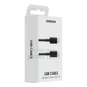Samung Type C to Type C Cable Black