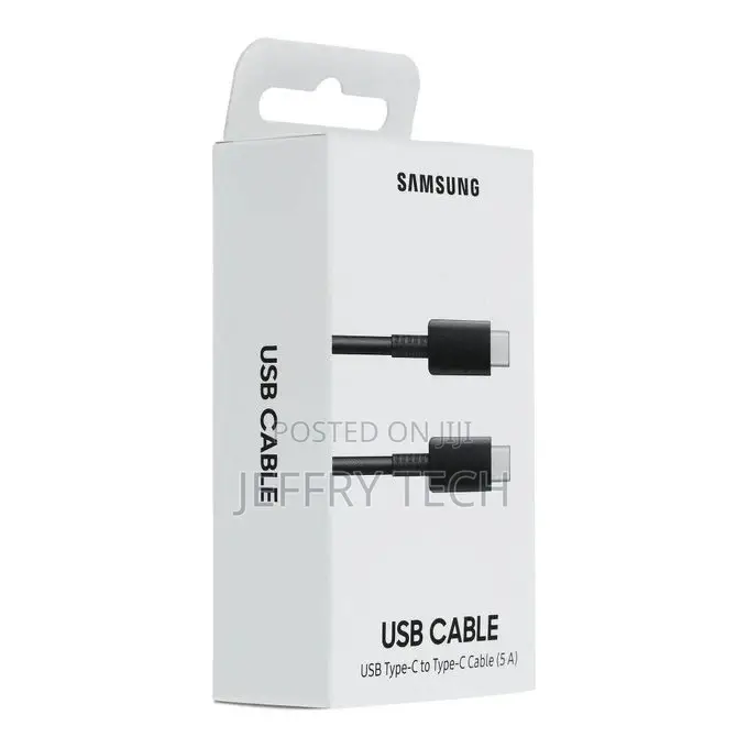 Samung Type C to Type C Cable Black