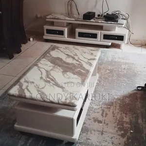 Pure Marble Matching Tv Stand Plus Coffee