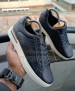 Navy Blue Lacoste Smart Casual Shoes for Men