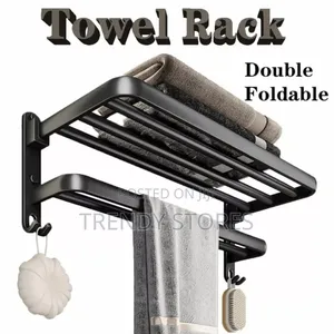 Towel Rack With Hooks
