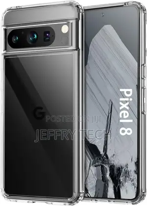 Google Pixel 8 Case(Only).Clear Phone Cover With Corner Bump
