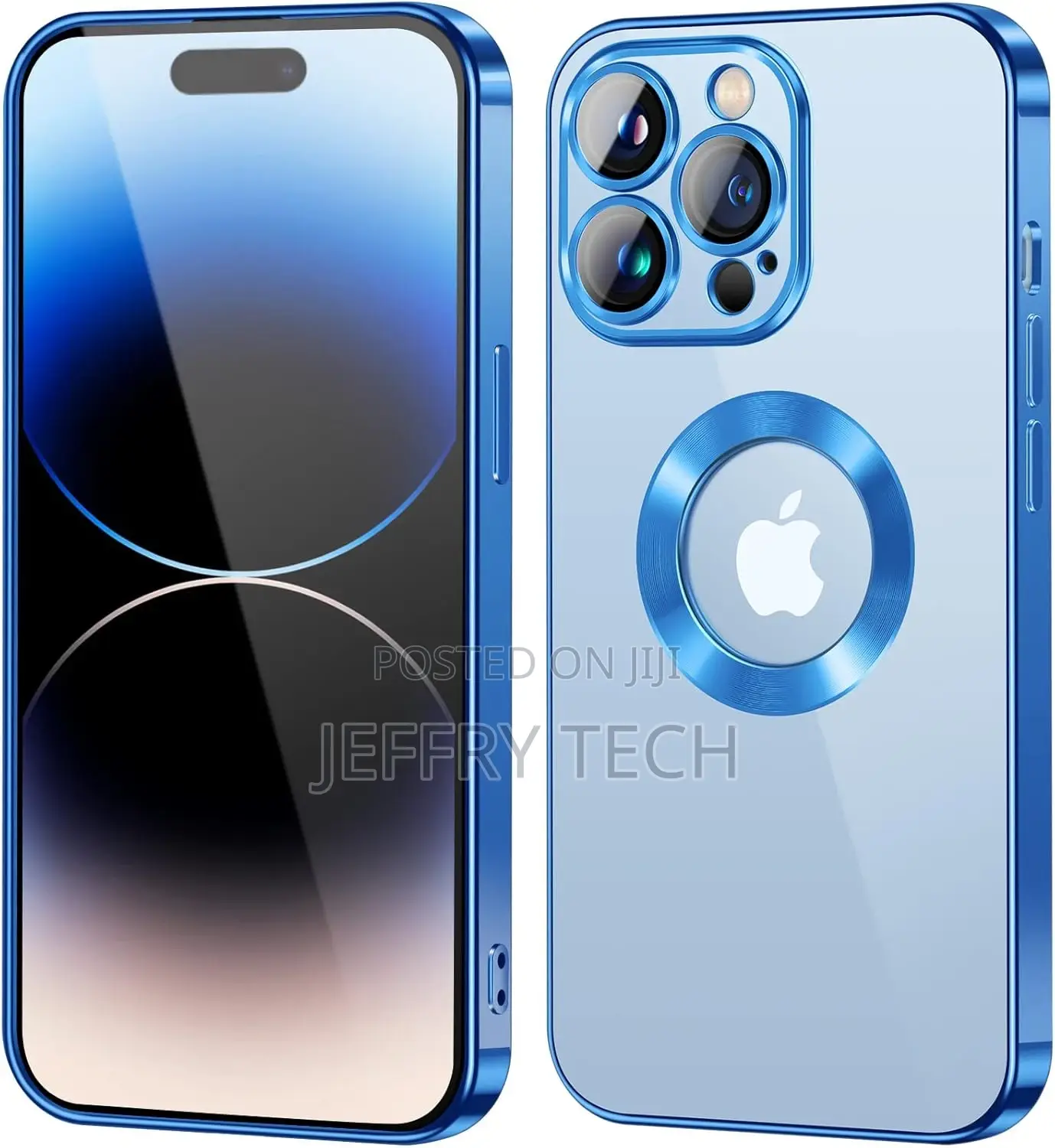 Clear Case for iPhone 14 Pro Max | Soft TPU Electro-Plating
