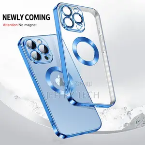 Clear Case for iPhone 14 Pro Max | Soft TPU Electro-Plating
