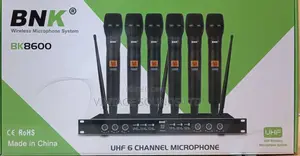 BNK Bk8800 Professional 8 Channels Uhf Wireless Microphones